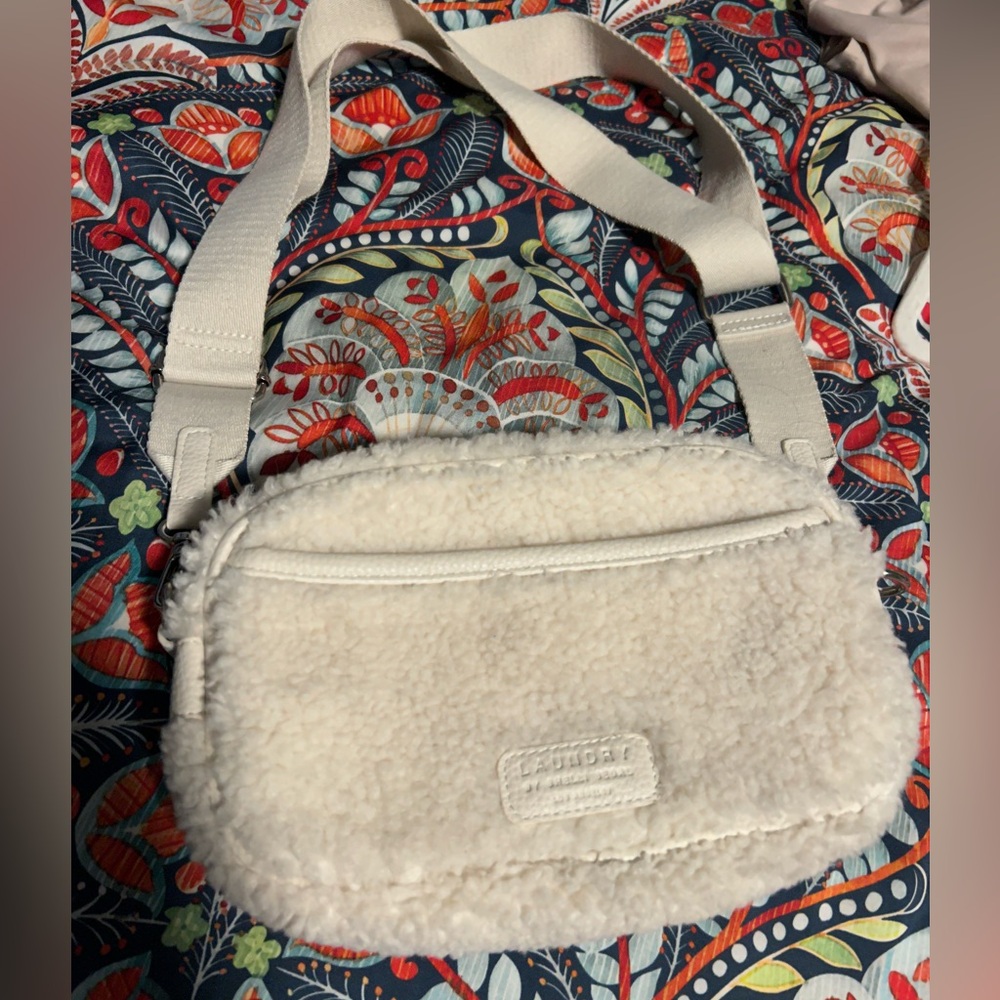 Laundry Sherpa Crossbody Bag - Cream